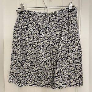 JCrew Cotten Linen City Skirt Size 6